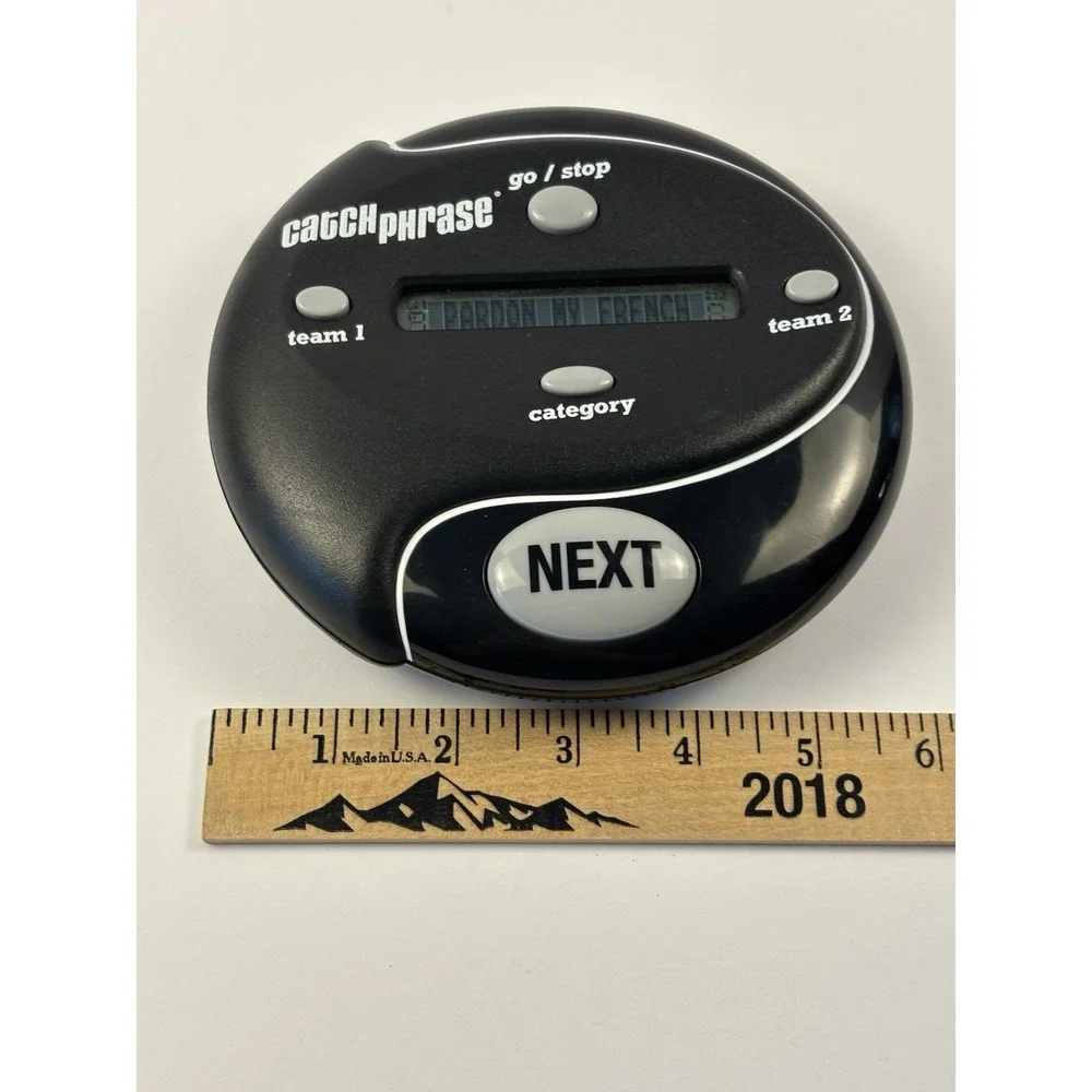 Electronic‎ CATCH PHRASE by Hasbro Gaming 2016 Black B7389 - Works